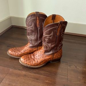Men’s Tony Lama Ostrich Boots